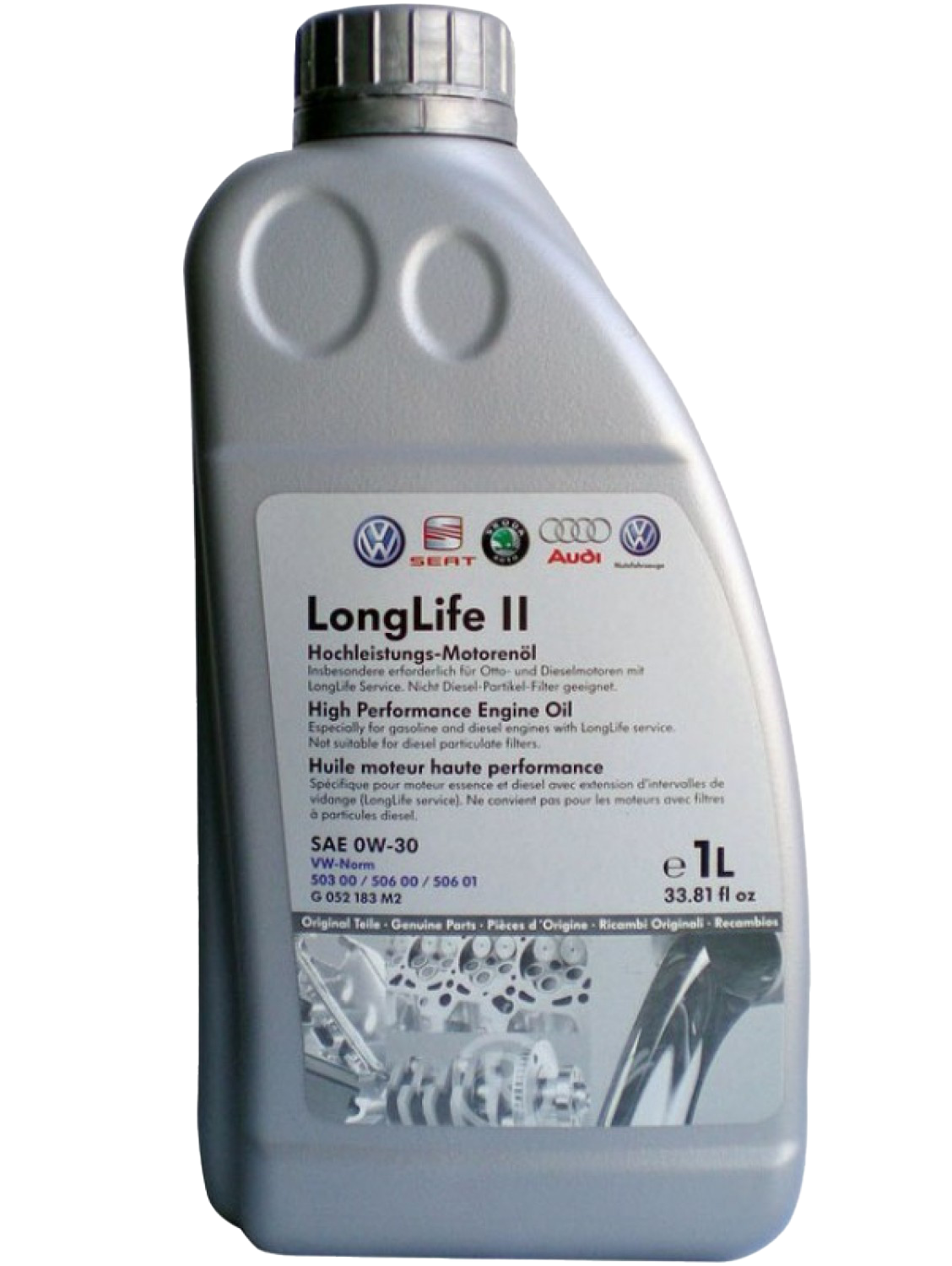 Моторное масло VAG Longlife II 0W-30, 1л